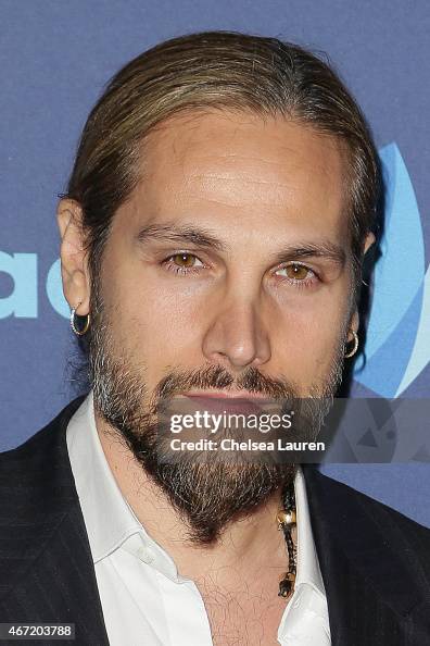 Maxence Perego Artist Marco Perego arrives at the 26th annual GLAAD media awards at ...