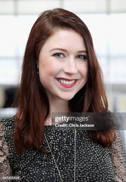 Singer Hayley Westenra poses for a photo as she celebrates success of New Zealand women in the UK on Waitangi day at New Zealand House on February 6,...