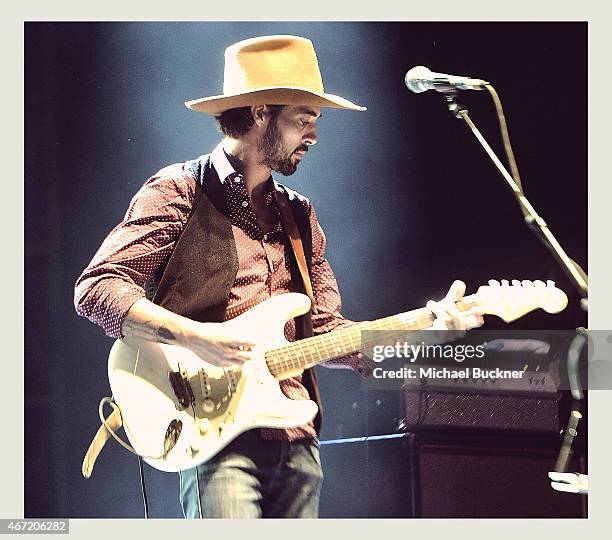 Musician Ryan Bingham performs at Auditorium Shores during the 2015 SXSW Music, Film + Interactive Festival at Auditorium Shores on March 20, 2015 in...