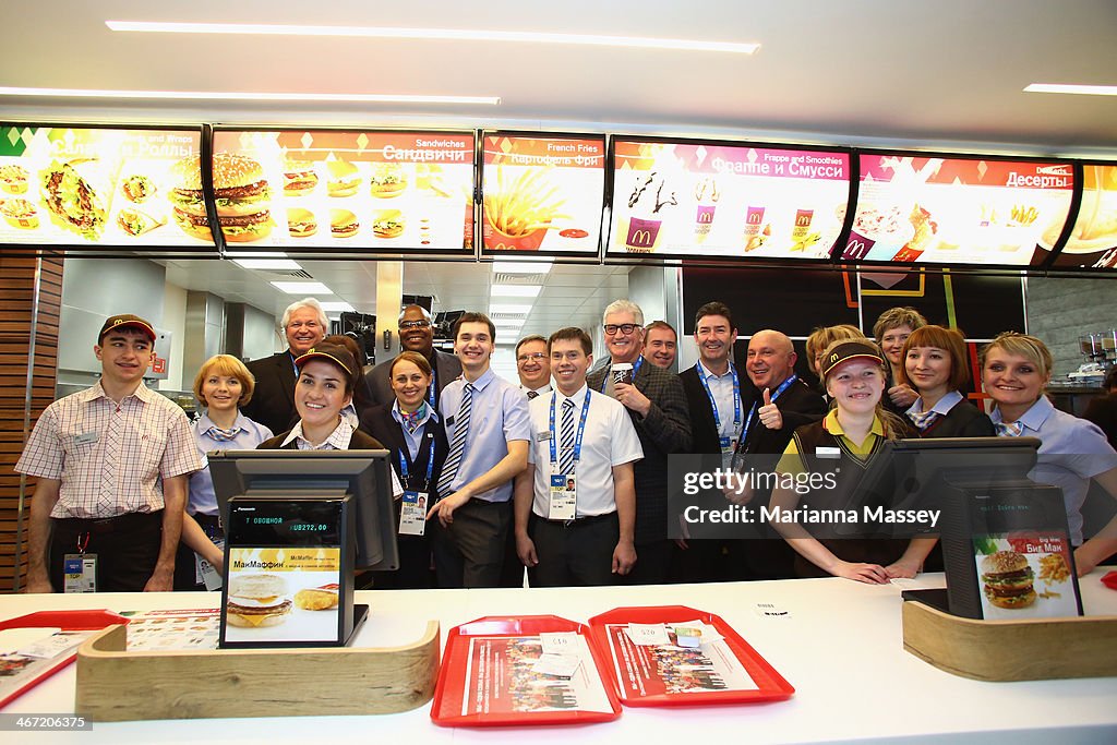 McDonald's Cheers To Sochi Athlete Event