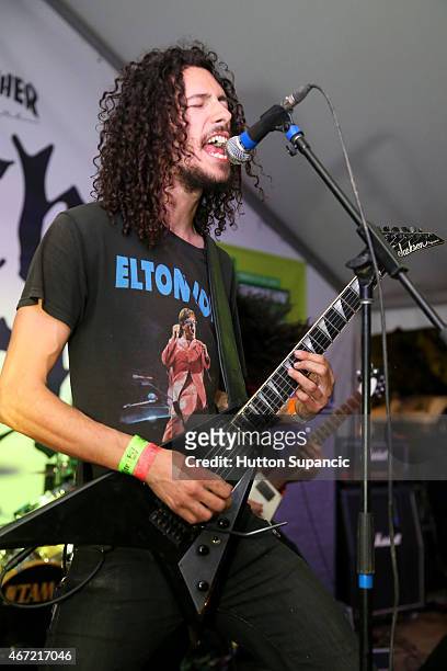 Ditch Witch performs onstage at the Converse x Thrasher showcase during the 2015 SXSW Music, Film + Interactive Festival at The Gypsy on March 21,...
