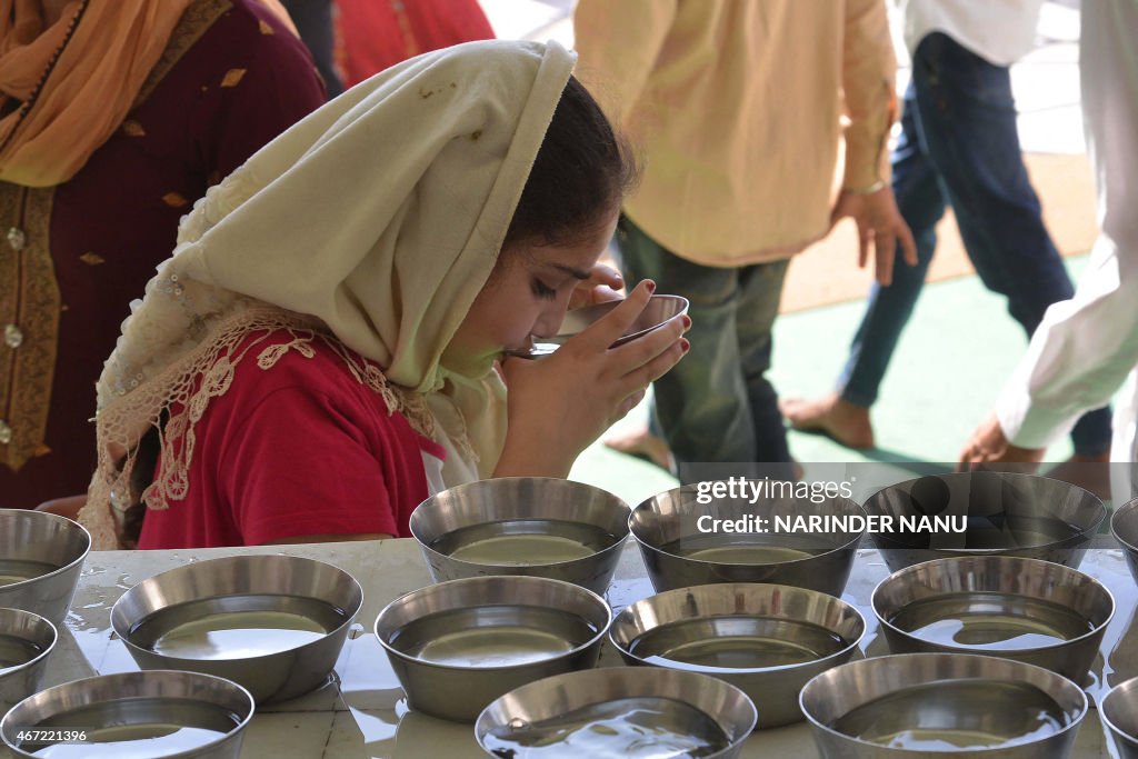 INDIA-RELIGION-WATER