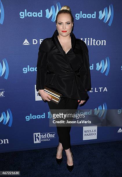 Meghan McCain attends the 26th annual GLAAD Media Awards at The Beverly Hilton Hotel on March 21, 2015 in Beverly Hills, California.