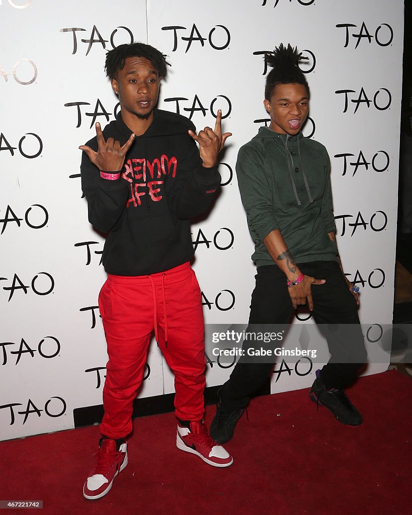 Rae Sremmurd Performs At Tao Nightclub