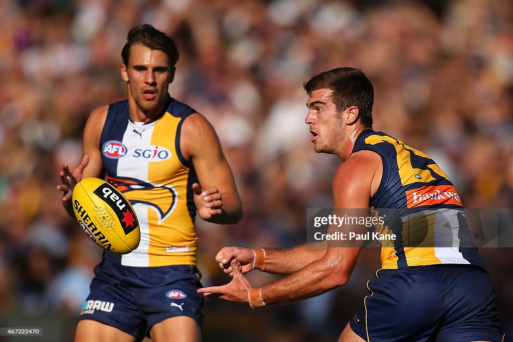 NAB Challenge - West Coast Eagles v Fremantle