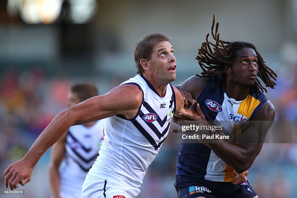 NAB Challenge - West Coast Eagles v Fremantle