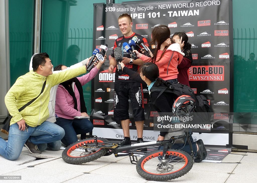 CYCLING-TAIWAN-POLAND-GUINNESS-RECORD