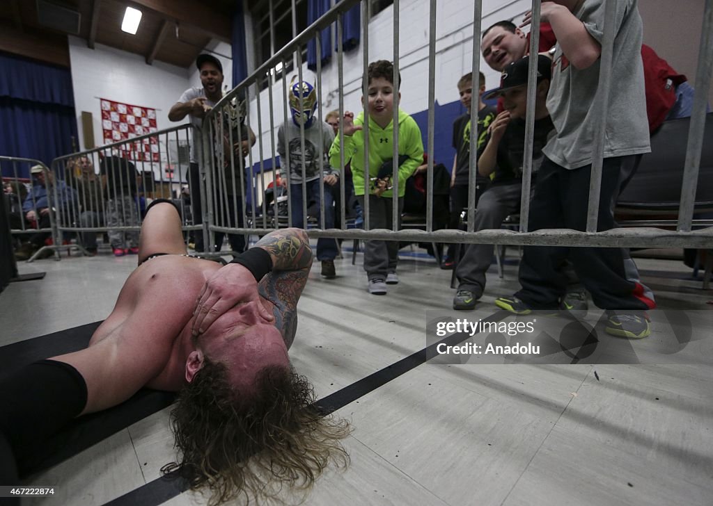 American Wrestling Tournament at church in New York