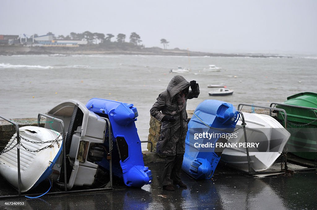 FRANCE-WEATHER-STORMS