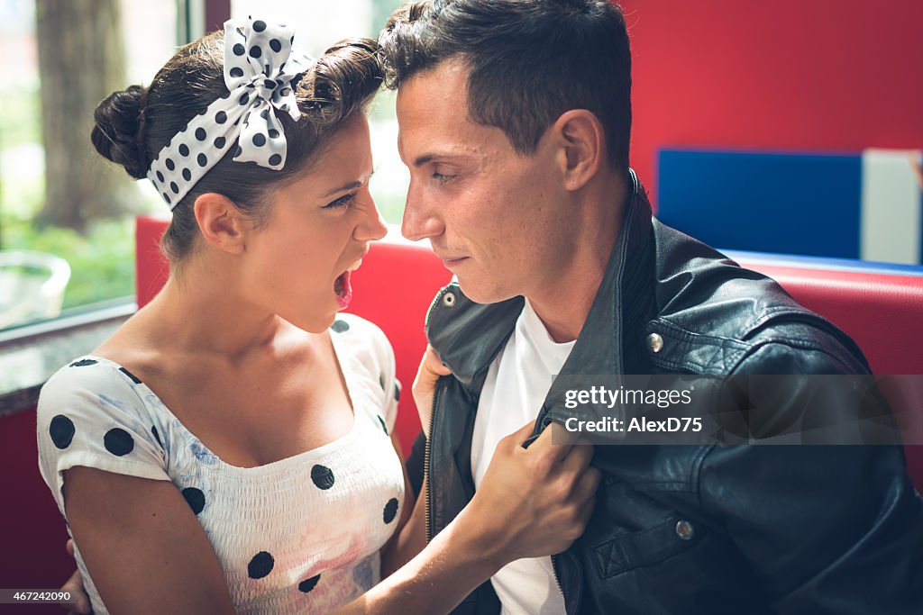 Pinup and Rockabilly Couple - 1950's style