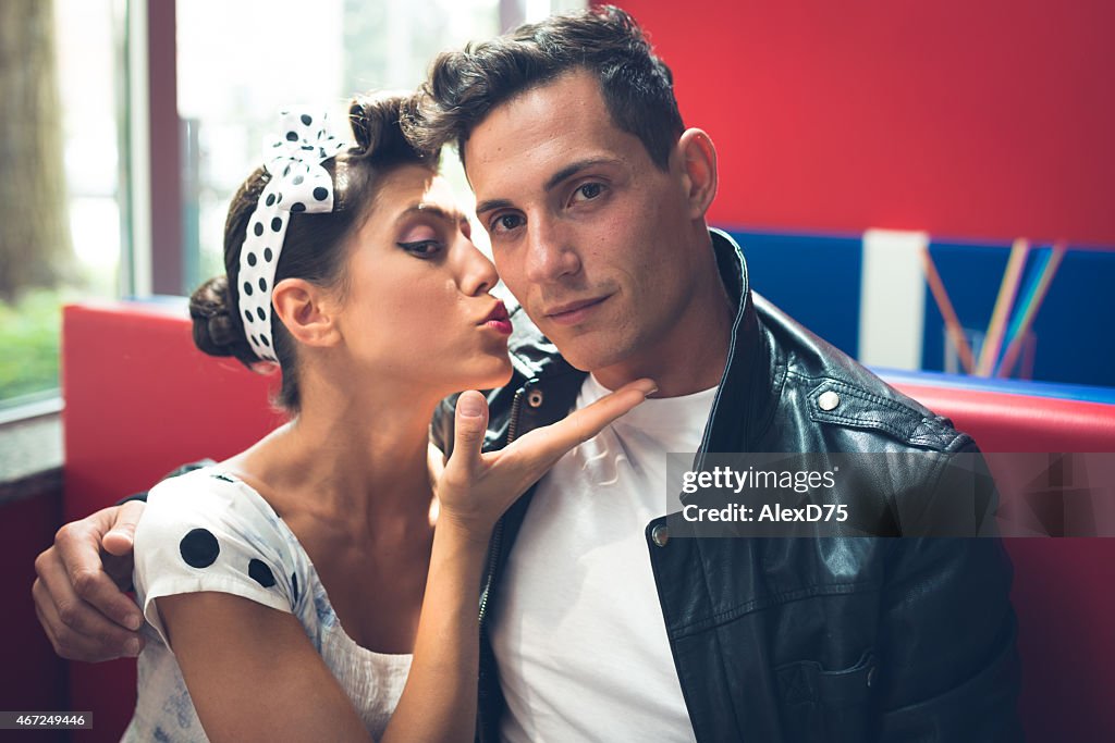Pinup and Rockabilly Couple - 1950's style
