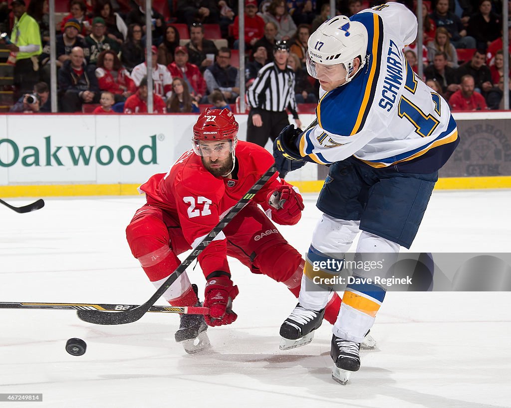 St Louis Blues v Detroit Red Wings