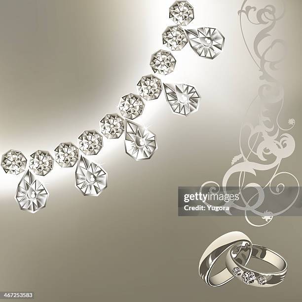 celebratory background - necklace stock illustrations