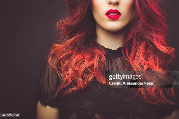 972 Red Hair Highlights Photos and Premium High Res Pictures - Getty Images
