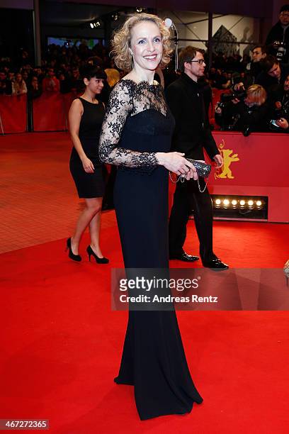 Juliane Koehler attends 'The Grand Budapest Hotel' Premiere and opening ceremony during the 64th Berlinale International Film Festival at Berlinale...