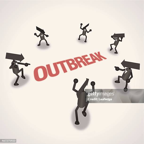 outbreak - septic system stock illustrations