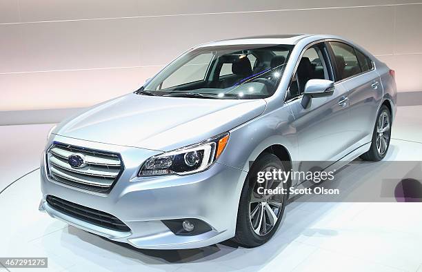 Subaru introduces the 2015 Legacy at the Chicago Auto Show on February 6, 2014 in Chicago, Illinois. The show, which is oldest and largest in the...