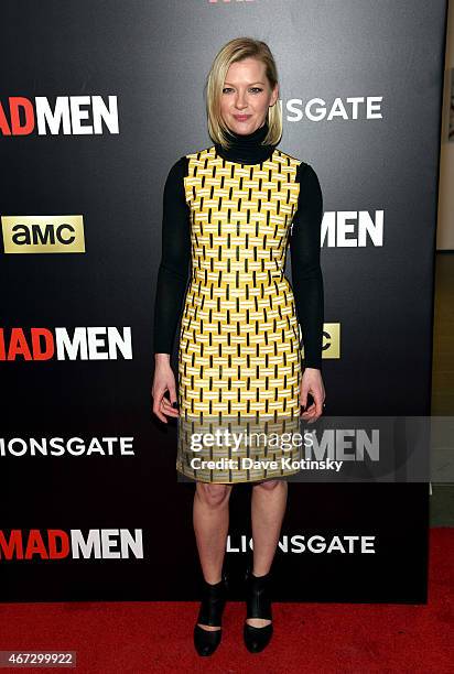 Gretchen Mol attends the "Mad Men" New York Special Screening at The Museum of Modern Art on March 22, 2015 in New York City.