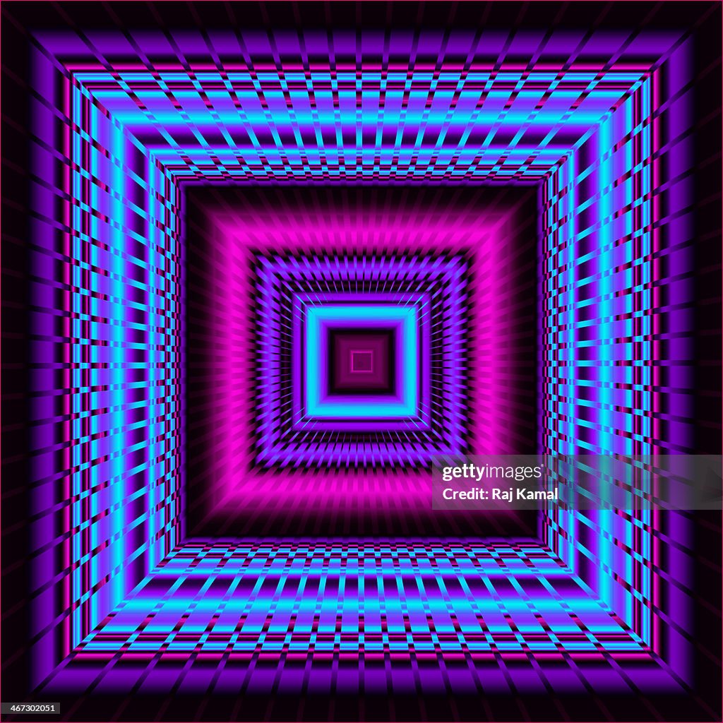 Lines and Squares Creative Abstract Design