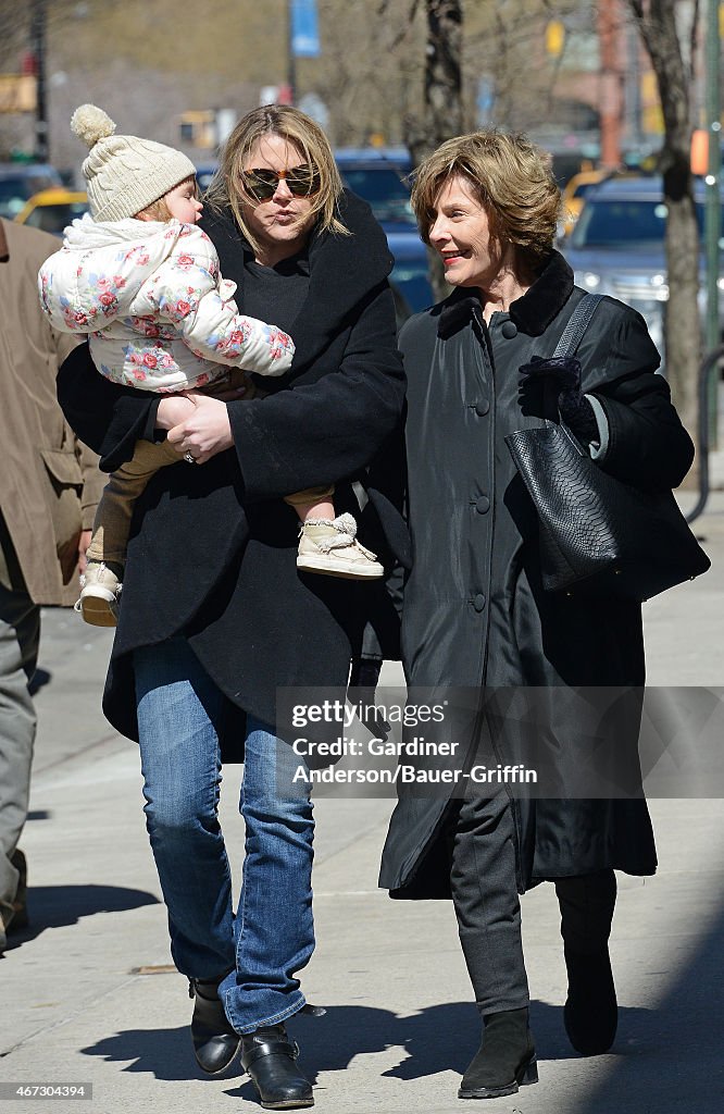 Celebrity Sightings In New York - March 22, 2015