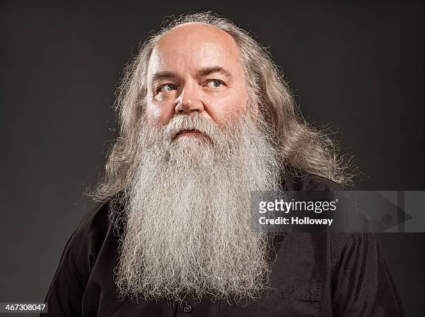 portratis - grey beard stock pictures, royalty-free photos & images