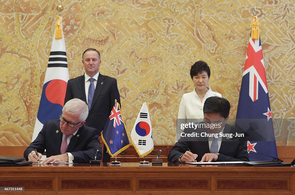 New Zealand Prime Minister John Key Visits South Korea - Day 2