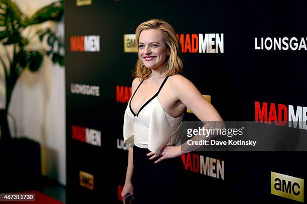 Elisabeth Moss attends the "Mad Men" New York Special Screening at The Museum of Modern Art on March 22, 2015 in New York City.
