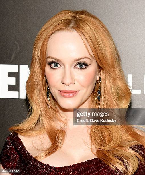 Christina Hendricks attends the "Mad Men" New York Special Screening at The Museum of Modern Art on March 22, 2015 in New York City.