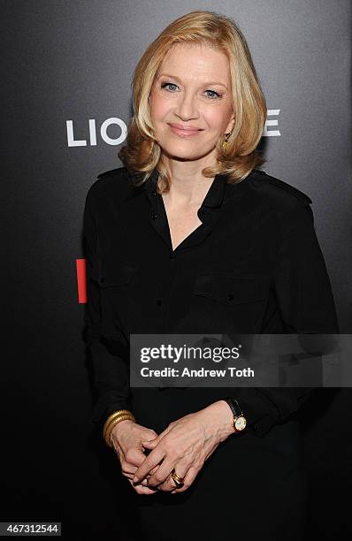 Journalist Diane Sawyer attends the "Mad Men" New York special screening at The Museum of Modern Art on March 22, 2015 in New York City.