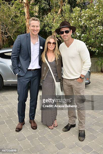 Bobby Ralston, LeAnn Rimes and Eddie Cibrian attend the Project Angel Food presents in concert with Andrew von Oeyen on March 22, 2015 in Malibu,...