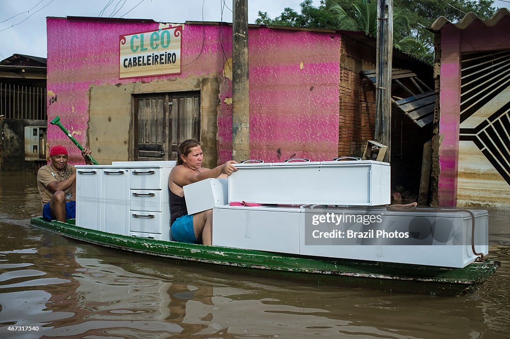 Amazon River Flooding in Brazil