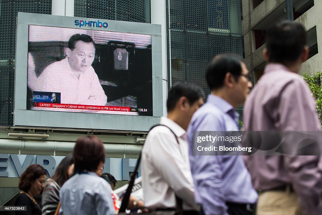 Reactions To The Death Of Singapore's Founding Prime Minister Lee Kuan Yew