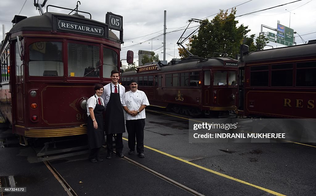 AUSTRALIA-LIFESTYLE-TRAM-RESTAURANT