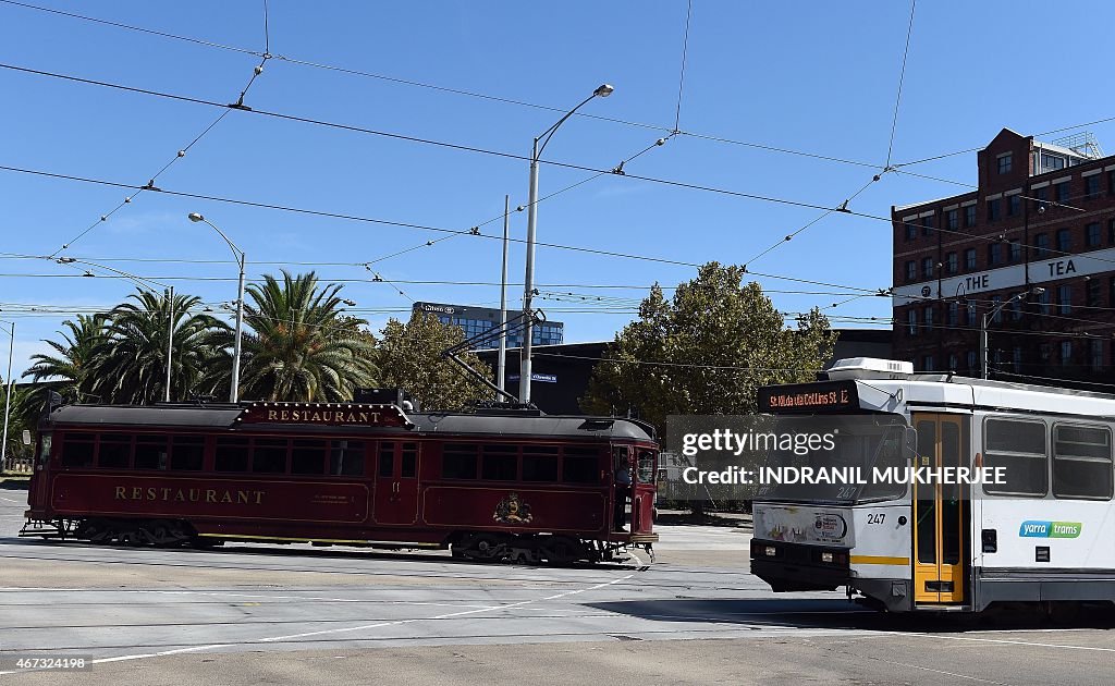 AUSTRALIA-LIFESTYLE-TRAM-RESTAURANT