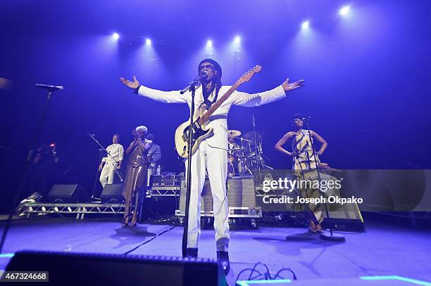 Nile Rodgers performs at The Roundhouse on March 20, 2015 in London, England.