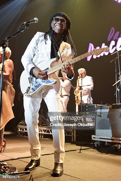 Nile Rodgers performs at The Roundhouse on March 20, 2015 in London, England.