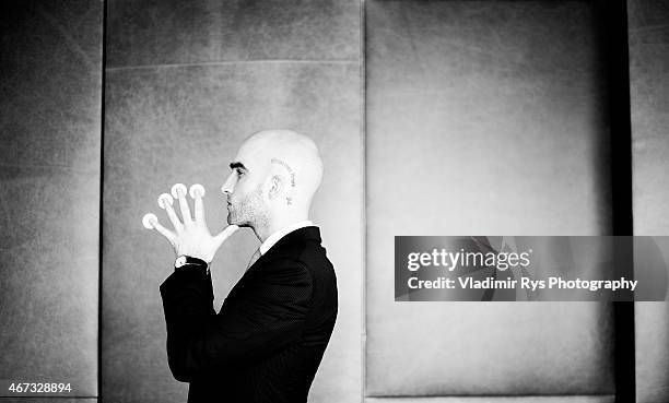 Drummond Money Coutts poses for a portrait session on March 20, 2015 in Athens, Greece.