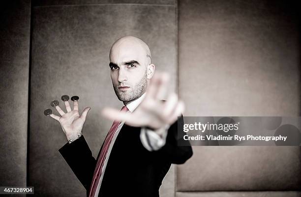 Drummond Money Coutts poses for a portrait session on March 20, 2015 in Athens, Greece.