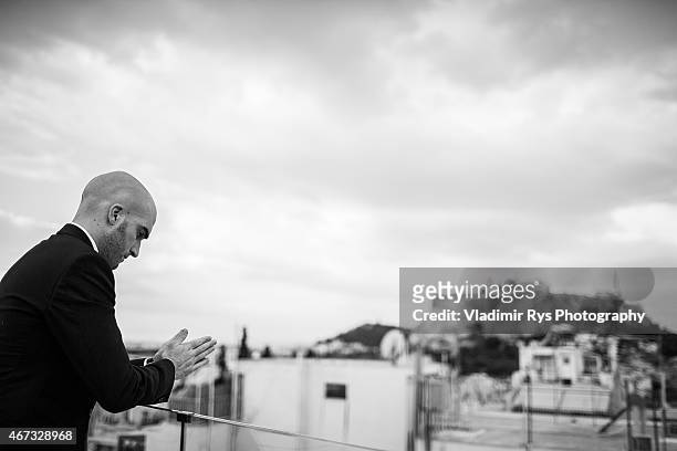 Drummond Money Coutts poses for a portrait session on March 20, 2015 in Athens, Greece.