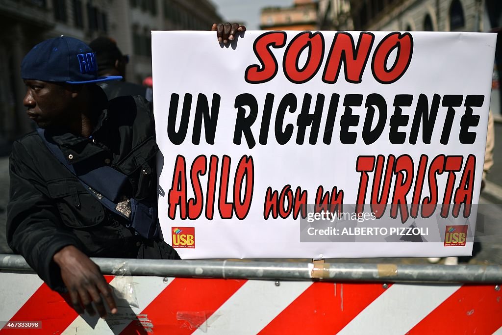 ITALY-IMMIGRATION-DEMO