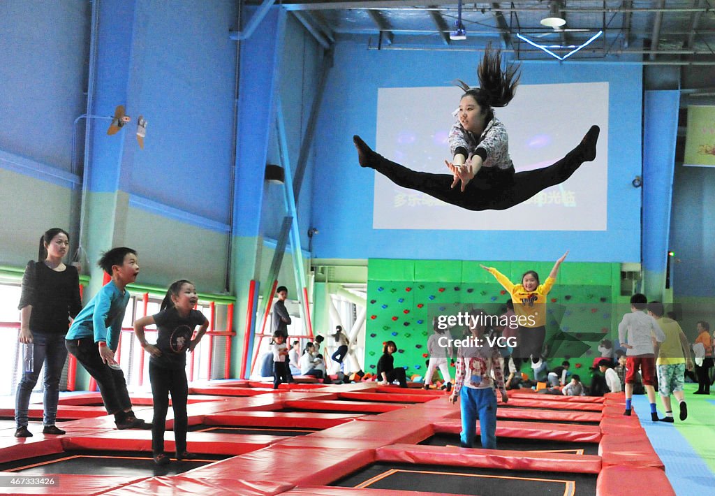 China's Largest Trampoline Theme Park In Shanghai