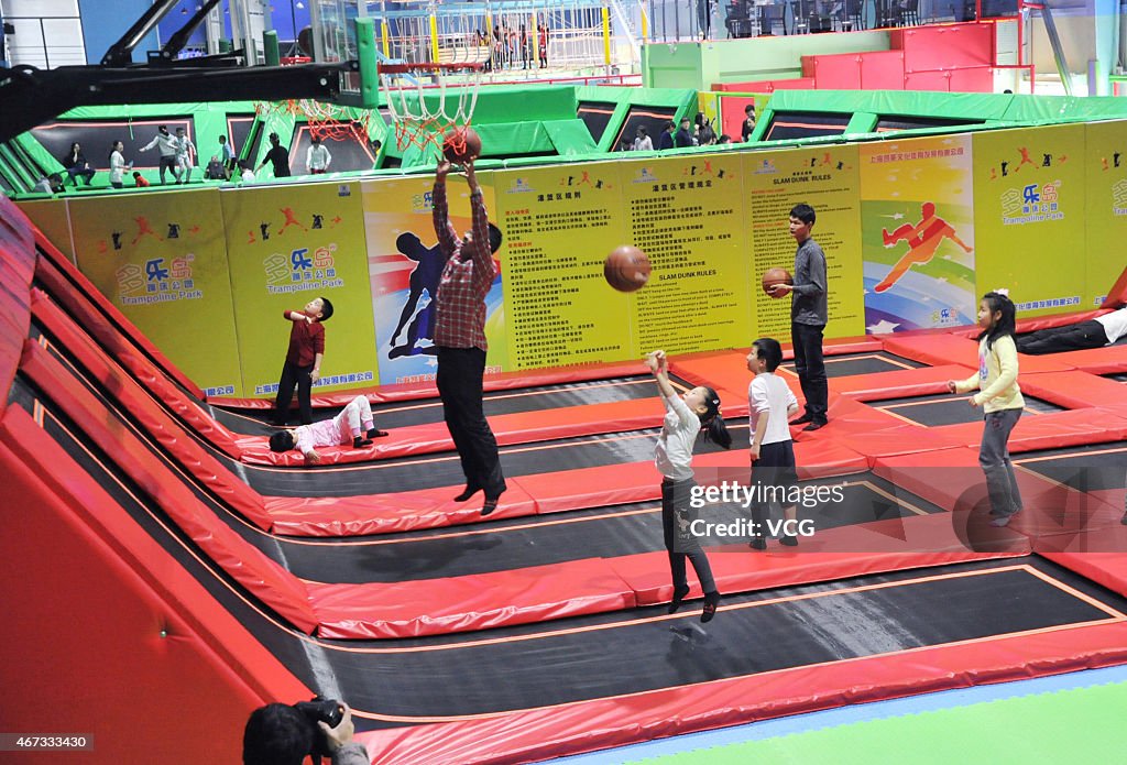 China's Largest Trampoline Theme Park In Shanghai