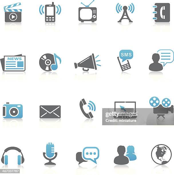 media and communication icons - digital camera stock illustrations