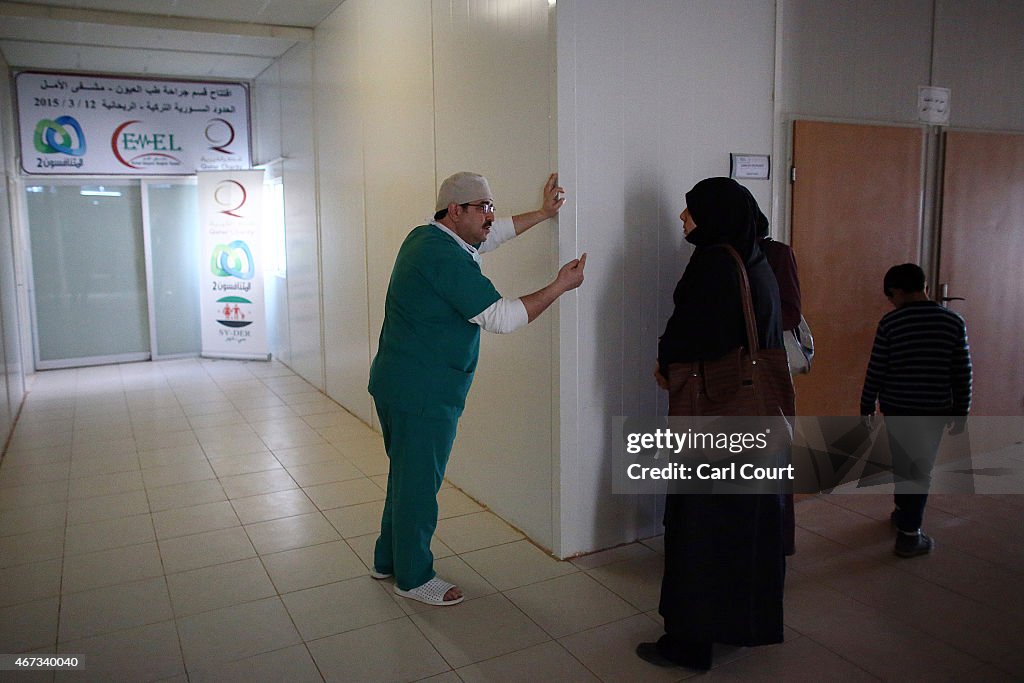 Wounded Syrian Refugees Treated In Turkish Border Hospital