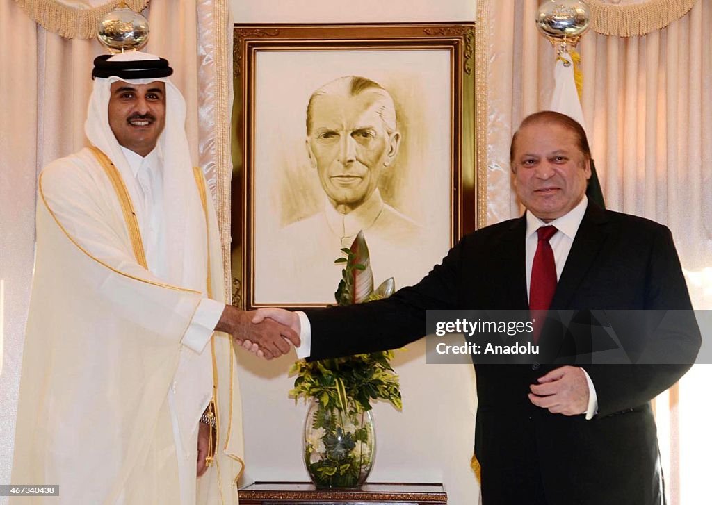 Amir of Qatar Sheikh Tamim bin Hamad al Thani visits Pakistan...