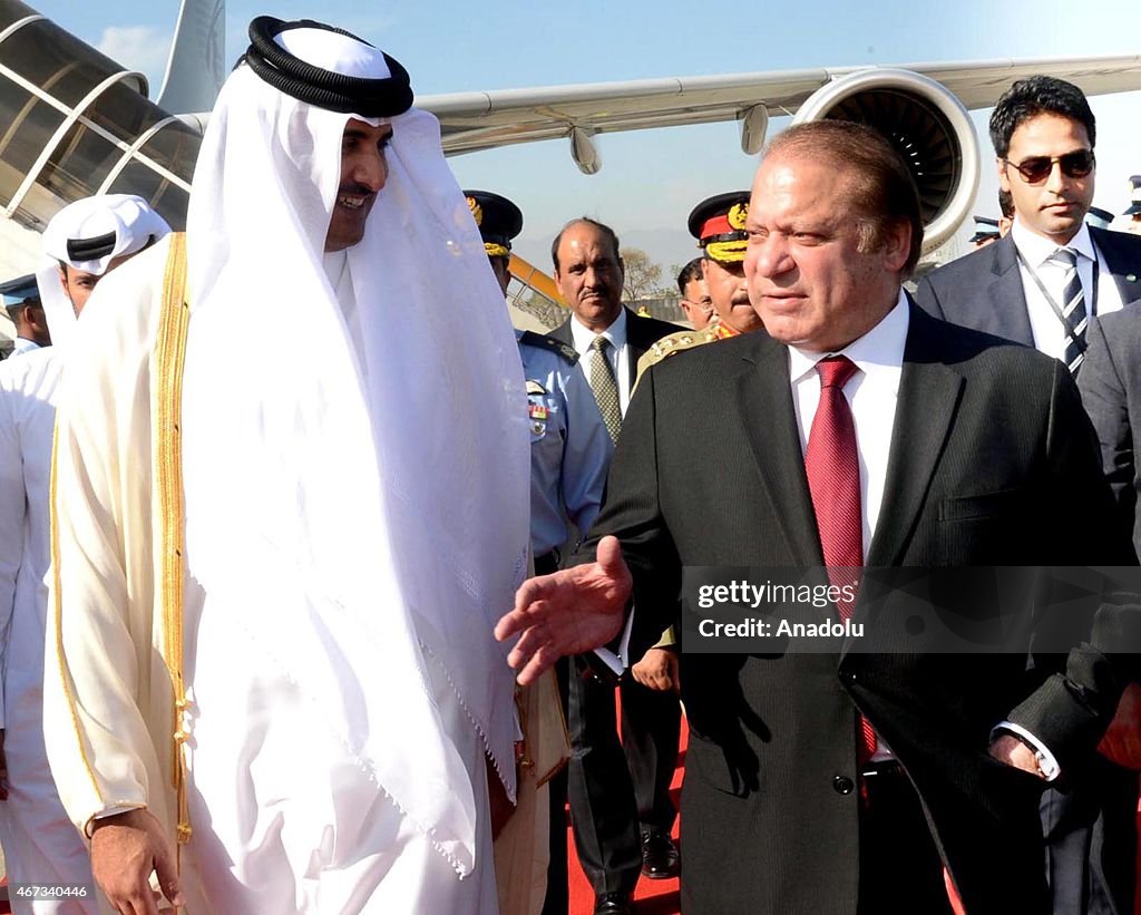 Amir of Qatar Sheikh Tamim bin Hamad al Thani visits Pakistan