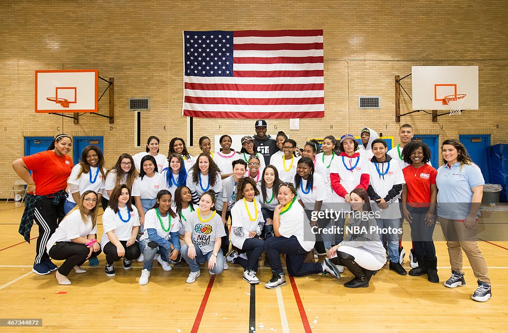 Boardwalk Health Fair at the High School of Fashion Industries for NBA Cares