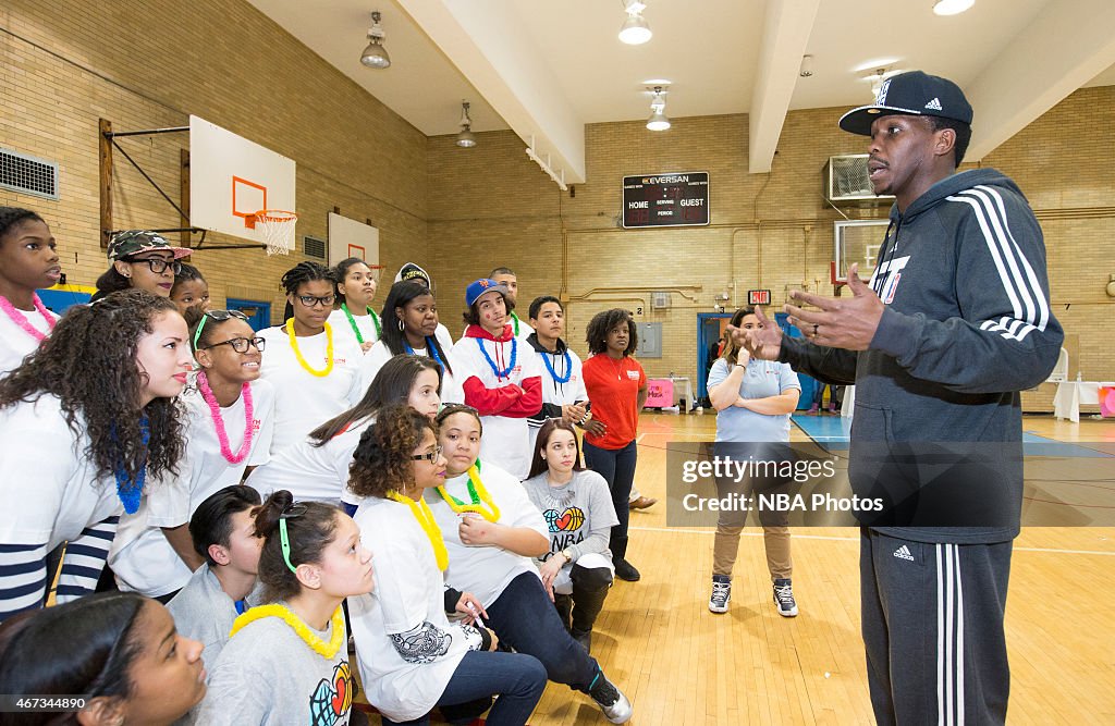 Boardwalk Health Fair at the High School of Fashion Industries for NBA Cares