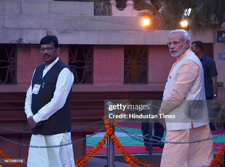 Prime Minister Narendra Modi Pays Obeisance At Jallianwala Bagh