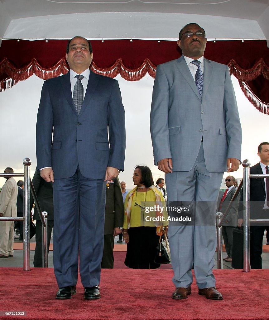 Egyptian President Sisi meets with visits Ethiopia